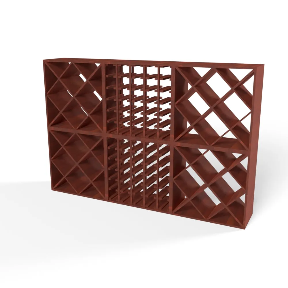 180 Bottles Diamond Wine Rack Set - Style 1