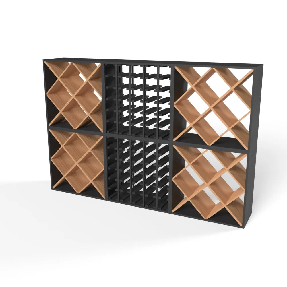 180 Bottles Diamond Wine Rack Set - Style 1