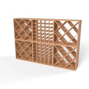 180 Bottles Diamond Wine Rack Set - Style 1