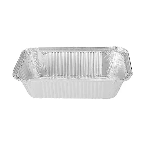 240 Pieces Hotpack Aluminium Container with Lid-197*124*46mm