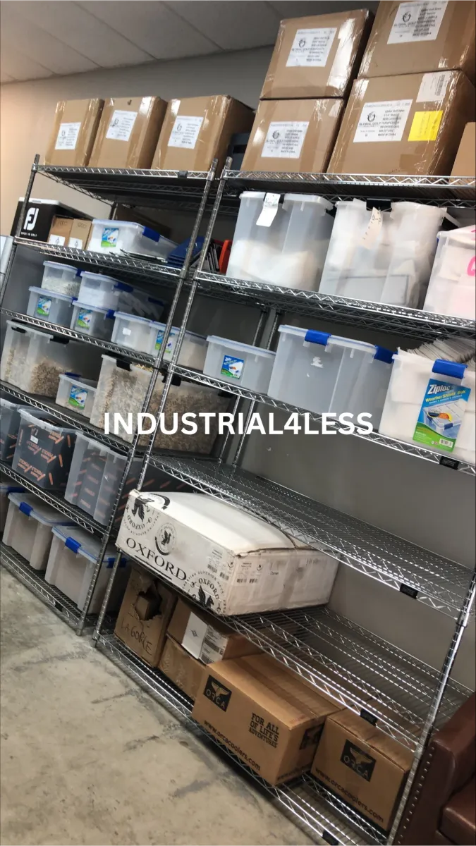 24" x 30" Chrome Wire Shelving Unit