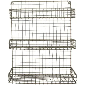 3 Tier Small Shelf Unit 36x15.5x44cm