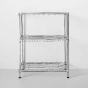 3 Tier Wire Shelf Chrome
