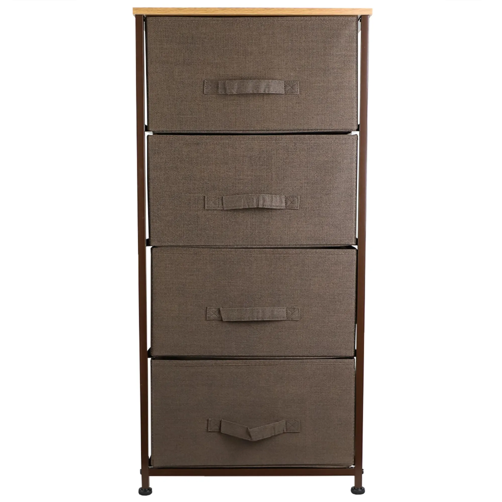 4 Drawer Storage Organizer, Brown
