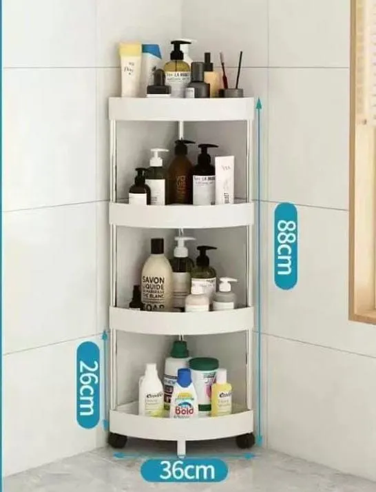 4 Tiers Storage Corner Triangle Rack