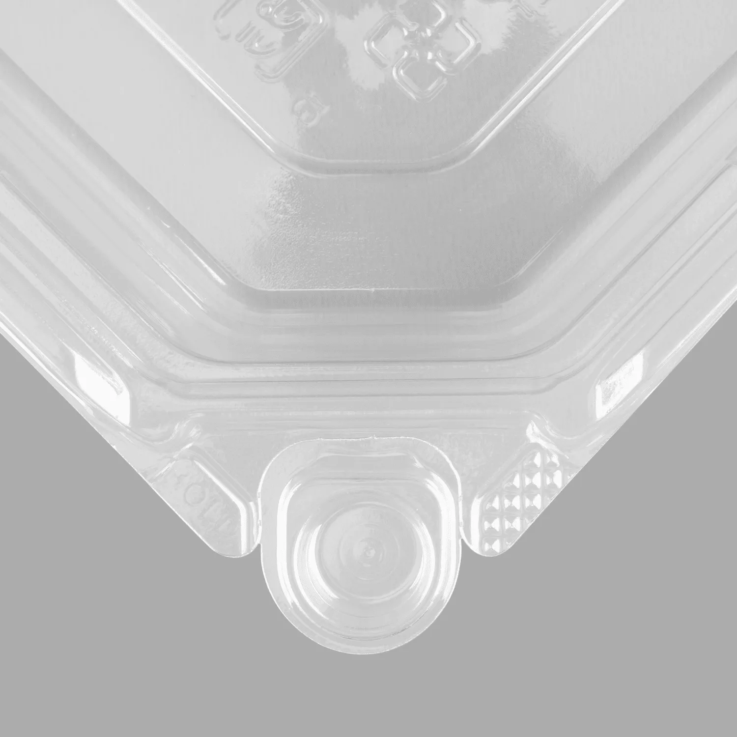 [400 ct] 8 oz PET Tamper Resistant Square Container, Clear