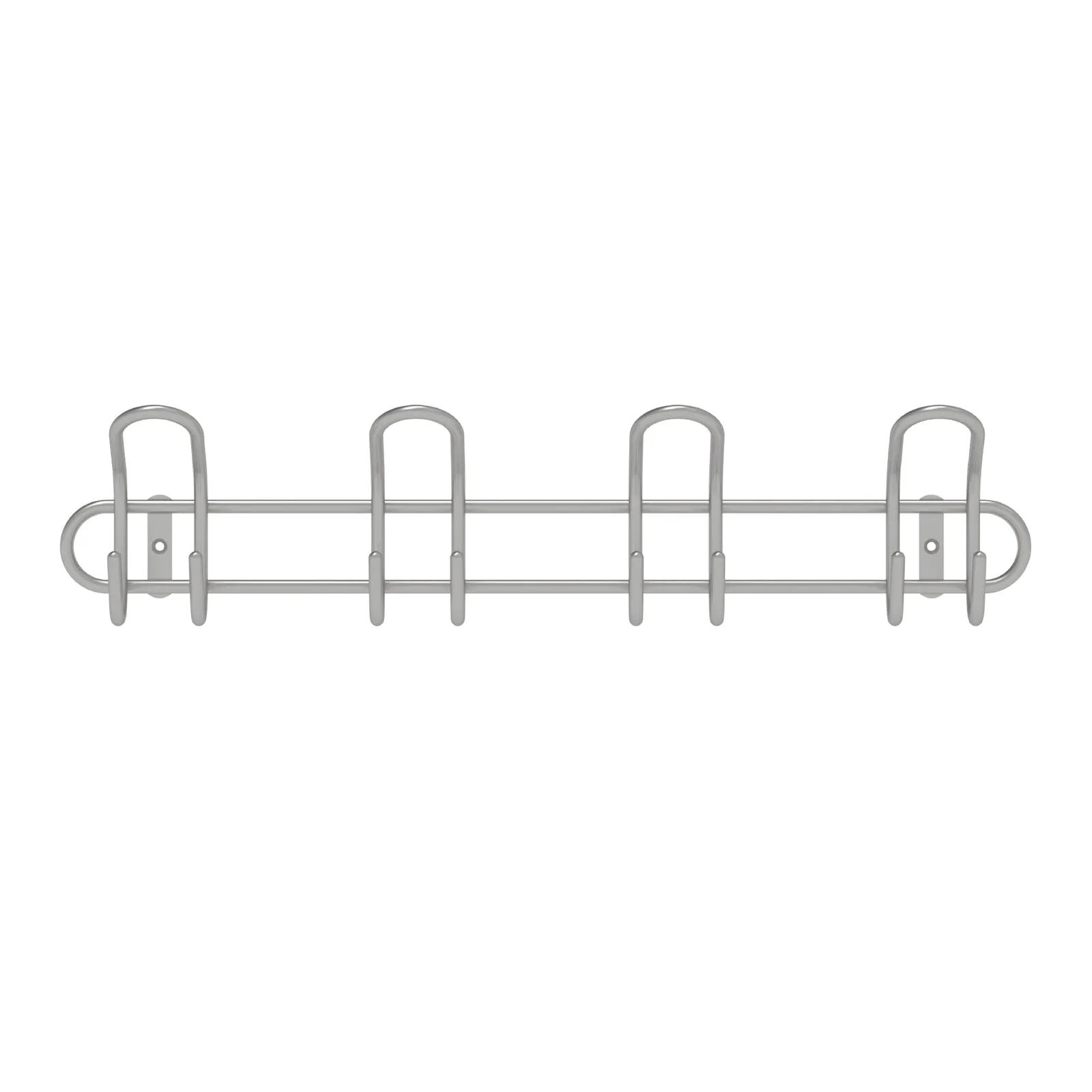8 Metal Hooks Hook Rail