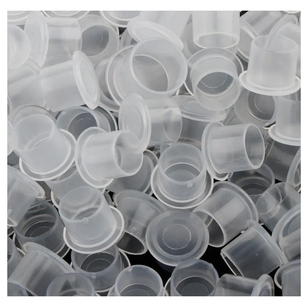 8 X 10Mm Clear Pigment Tattoo Ink Holder With Stable Base Q24-6-4