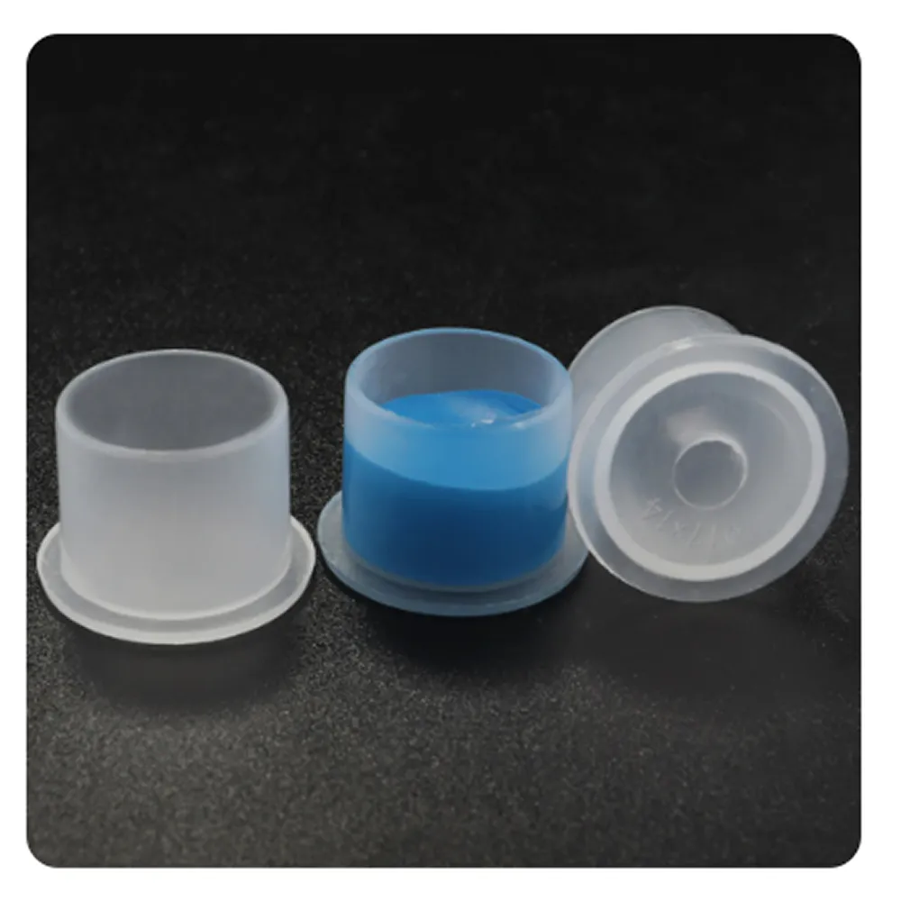 8 X 10Mm Clear Pigment Tattoo Ink Holder With Stable Base Q24-6-4