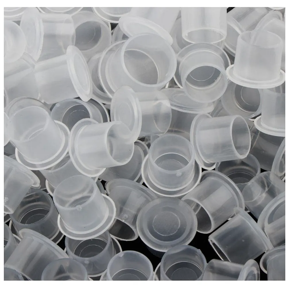 8 X 10Mm Clear Pigment Tattoo Ink Holder With Stable Base Q24-6-4