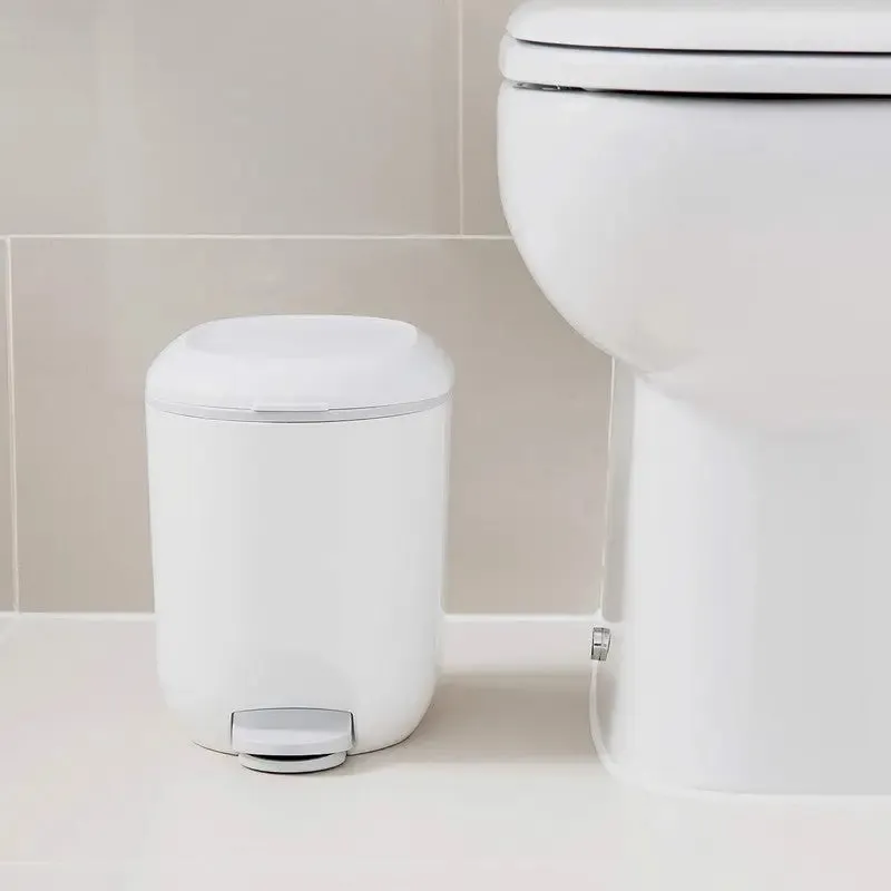 Addis Mode Collection Premium Deluxe Bathroom Pedal Bin / Toilet Brush with Storage Station