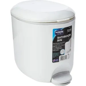 Addis Mode Collection Premium Deluxe Bathroom Pedal Bin / Toilet Brush with Storage Station