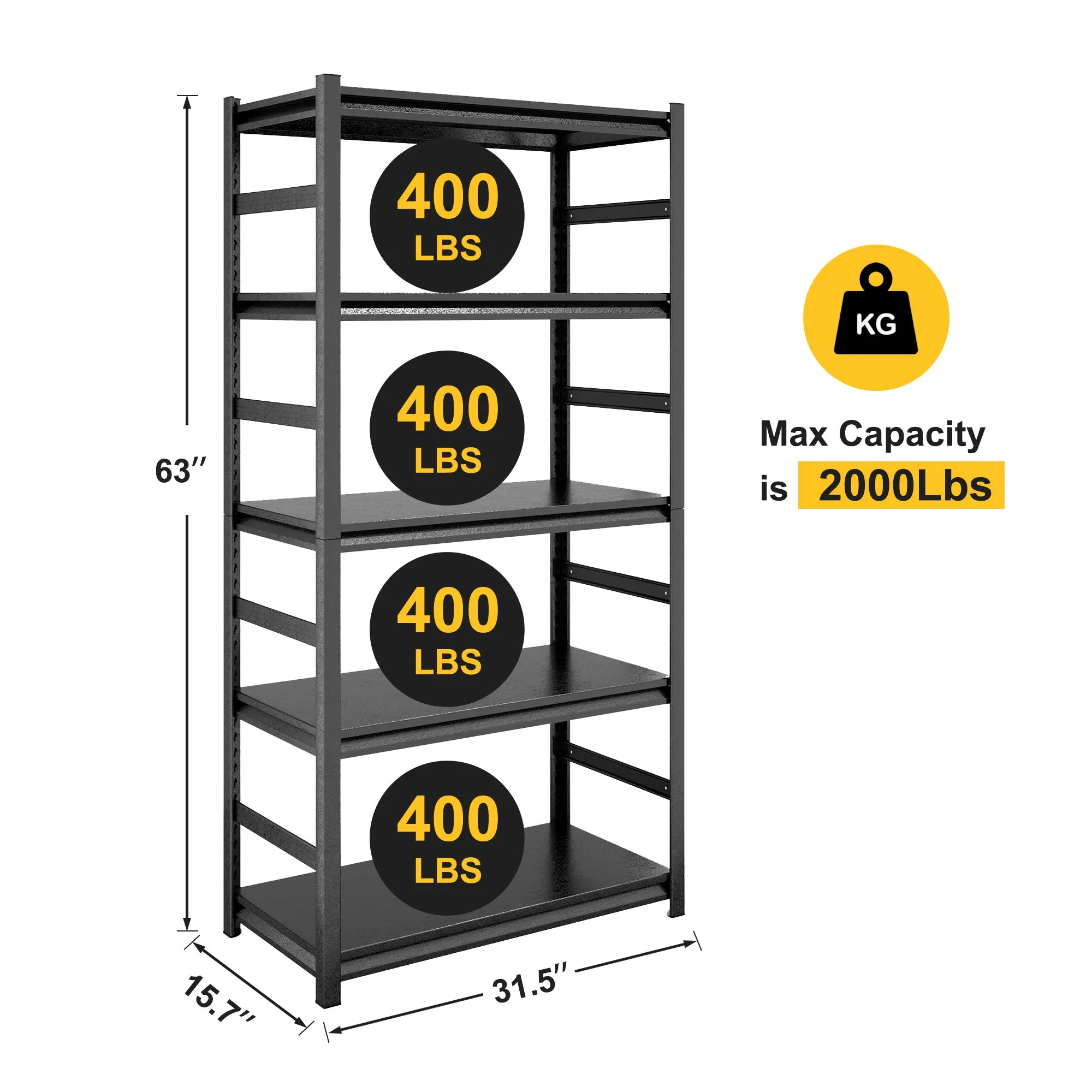 Adjustable Heavy Duty Metal Shelf
