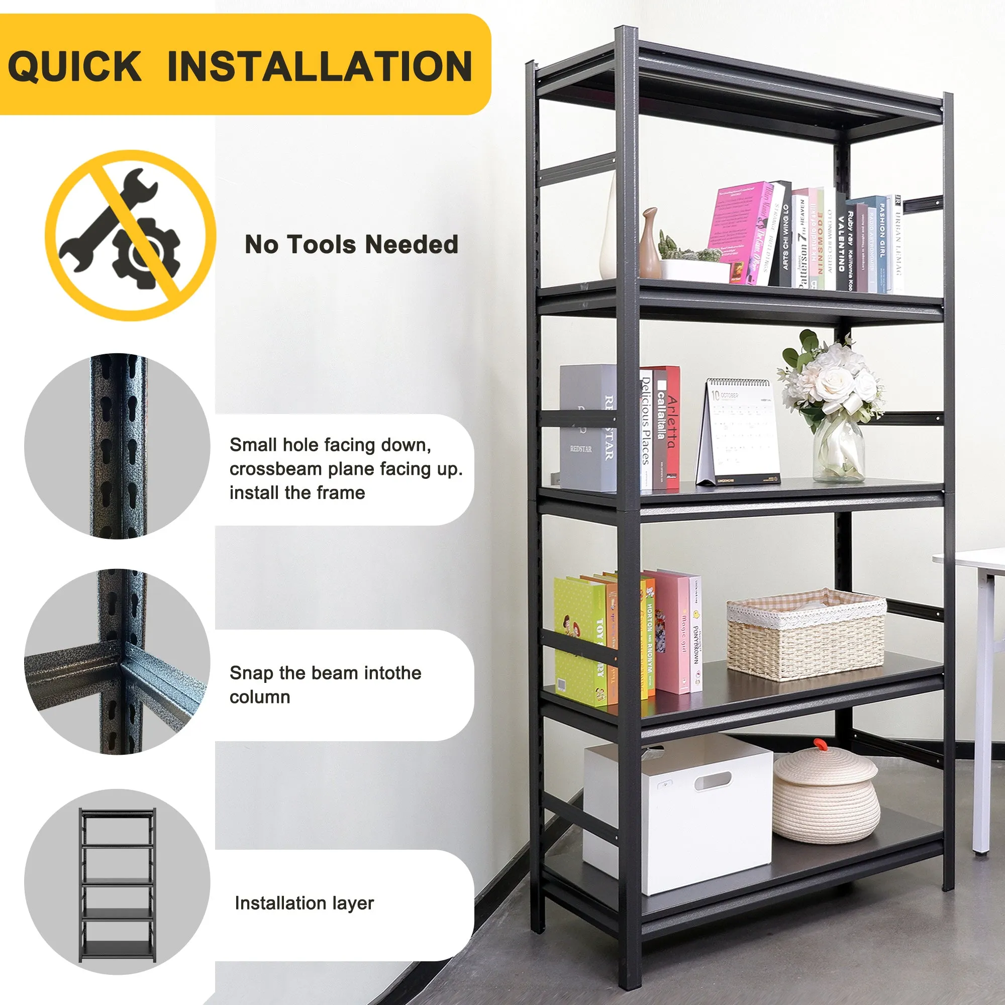 Adjustable Heavy Duty Metal Shelf