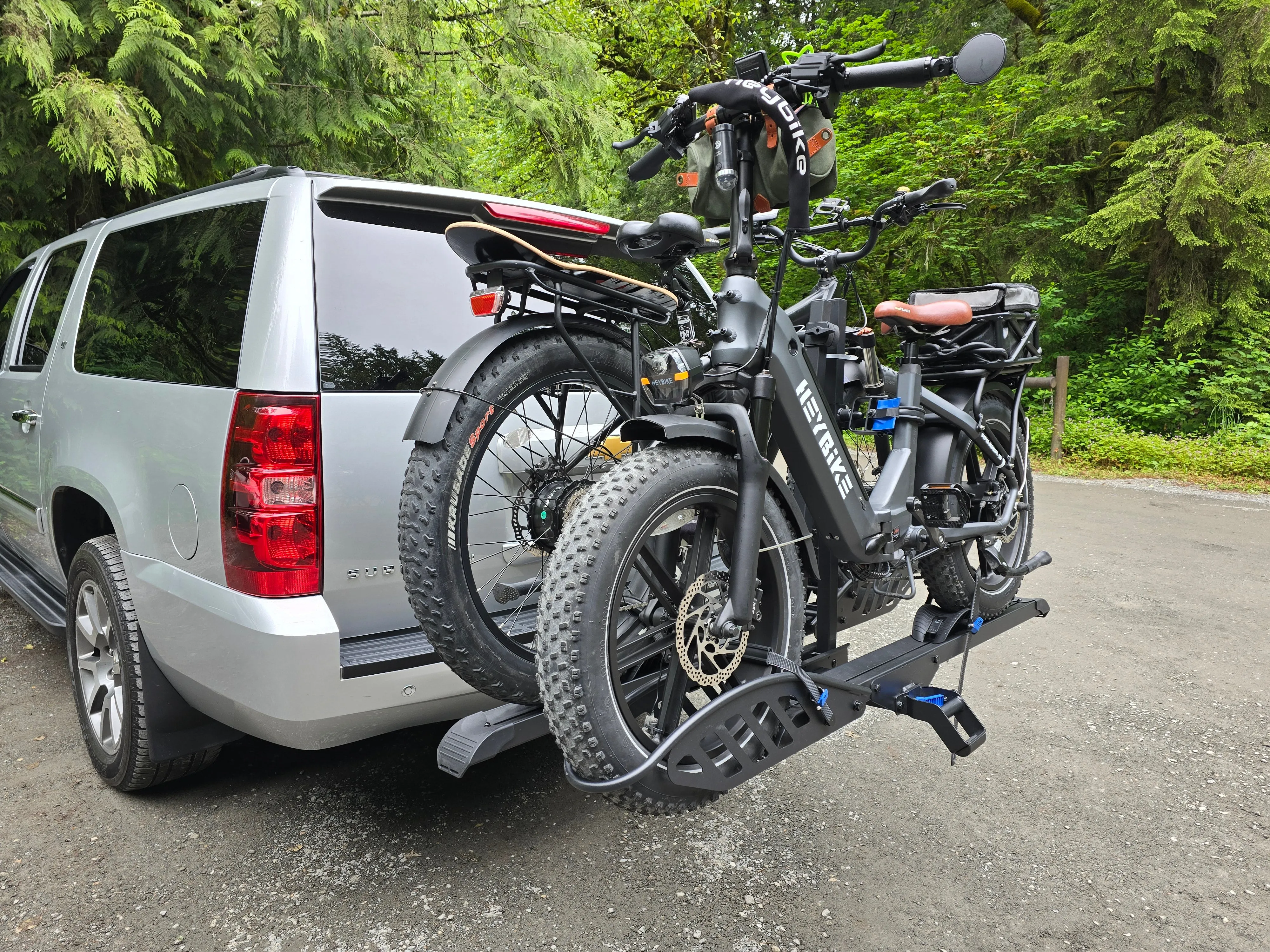 Advantage Deluxe 2 E-Bike Rack Hitch Mounted Platform Style with Ramp Included