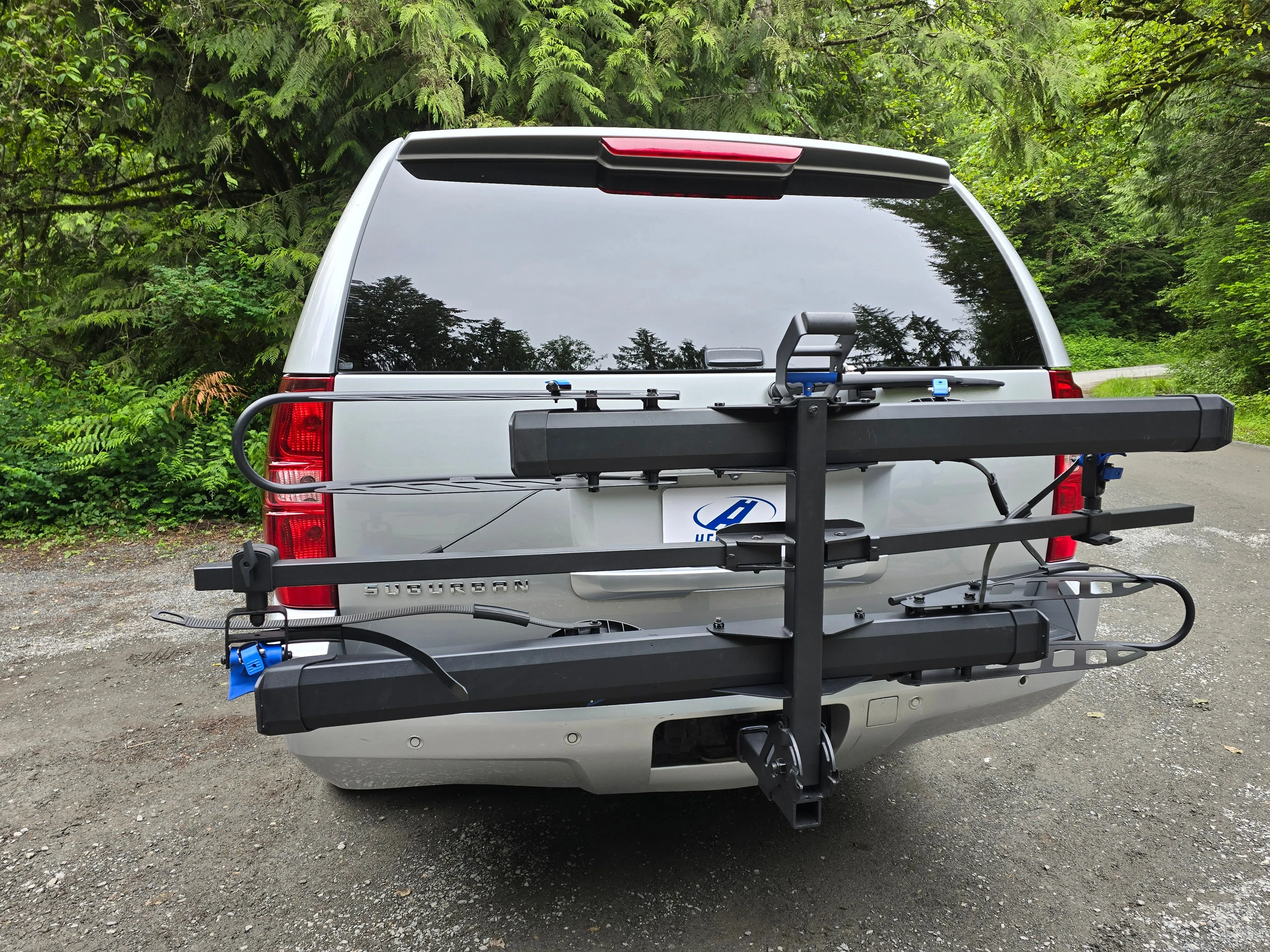 Advantage Deluxe 2 E-Bike Rack Hitch Mounted Platform Style with Ramp Included