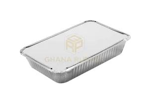 Aluminium Foil Food Containers   Lids 8389 (800ml)
