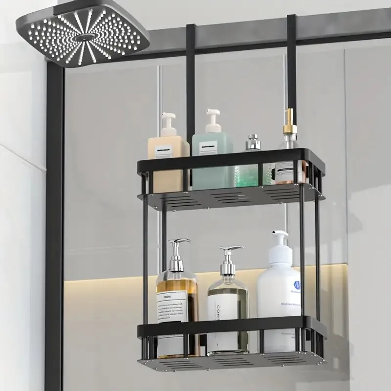 Bathroom 1pc Over The Door Shower Caddy