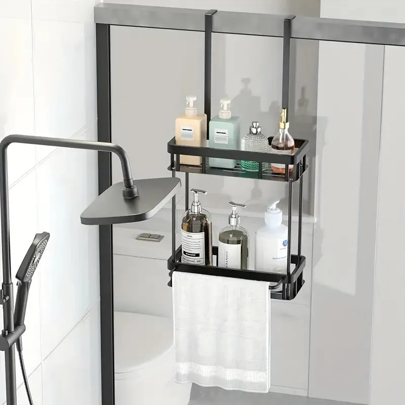 Bathroom 1pc Over The Door Shower Caddy