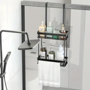 Bathroom 1pc Over The Door Shower Caddy