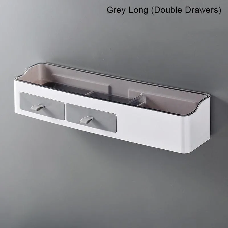 Bathroom Organizer With Towel Holder