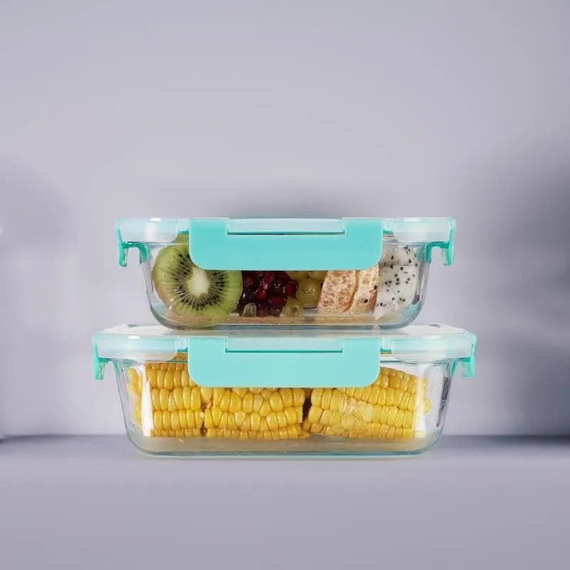 Bauble Glass Container (640 & 1040 ML) - Set Of Two
