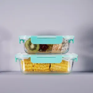 Bauble Glass Container (640 & 1040 ML) - Set Of Two