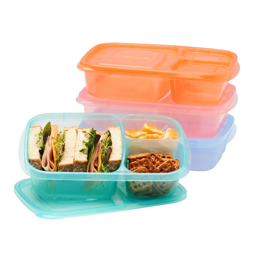 Bentgo Easyboxes 3-Compartment Food Containers 8-Piece Set