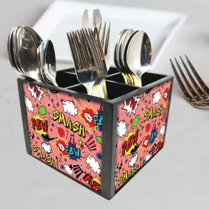 Best Black Caddy Organizer - Comic Style Pink
