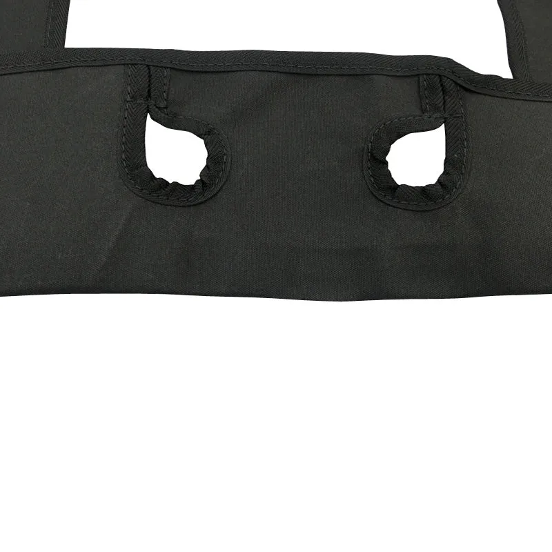 Black Duck Canvas Black Seat Covers suits VW Caddy Van 2010-12/2015 WITH Airbags