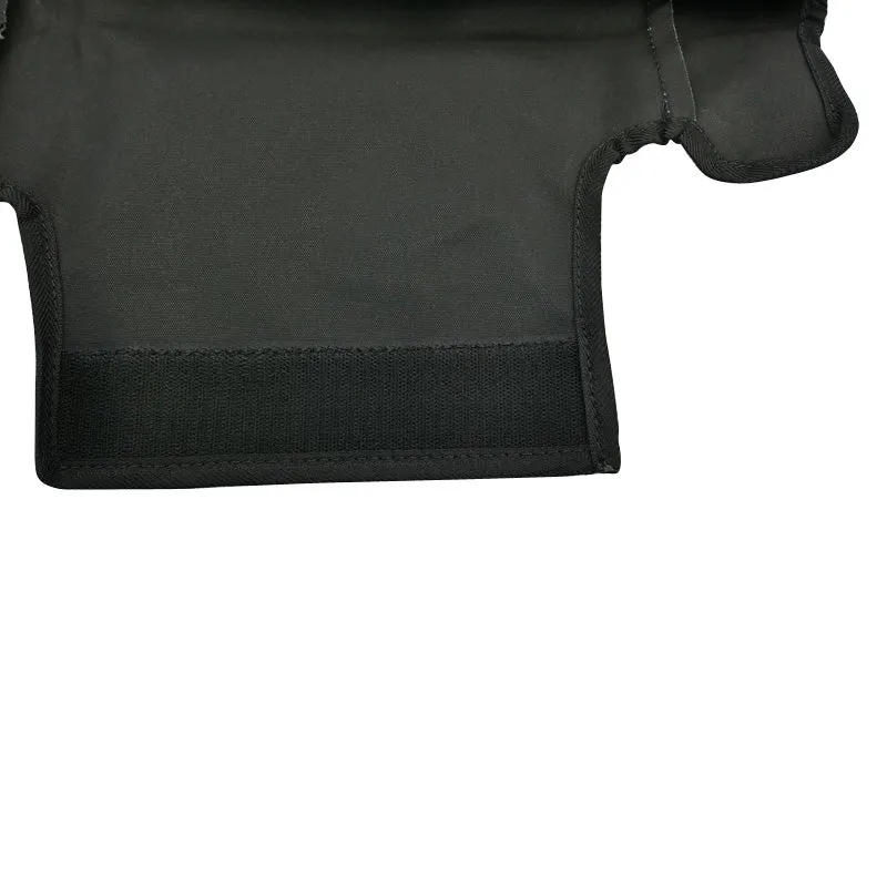 Black Duck Canvas Black Seat Covers suits VW Caddy Van 2010-12/2015 WITH Airbags