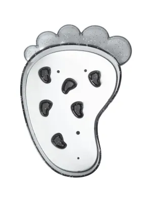 Black Footprint Soap Dish Holder