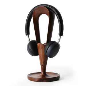 Black Walnut Earphone Stand