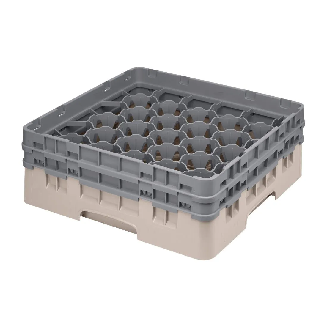 Cambro Camrack Beige 30 Compartments Max Glass Height 133mm - FD074