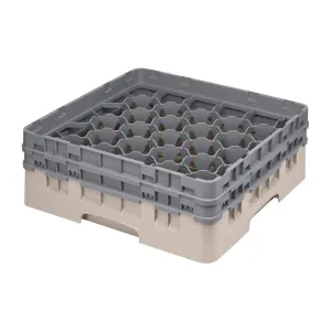 Cambro Camrack Beige 30 Compartments Max Glass Height 133mm - FD074