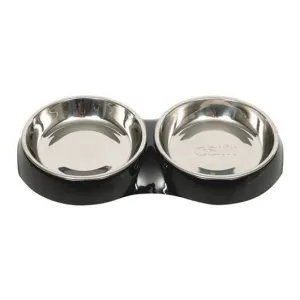 Catit Feeding Dish Double 2 x 200ml Black