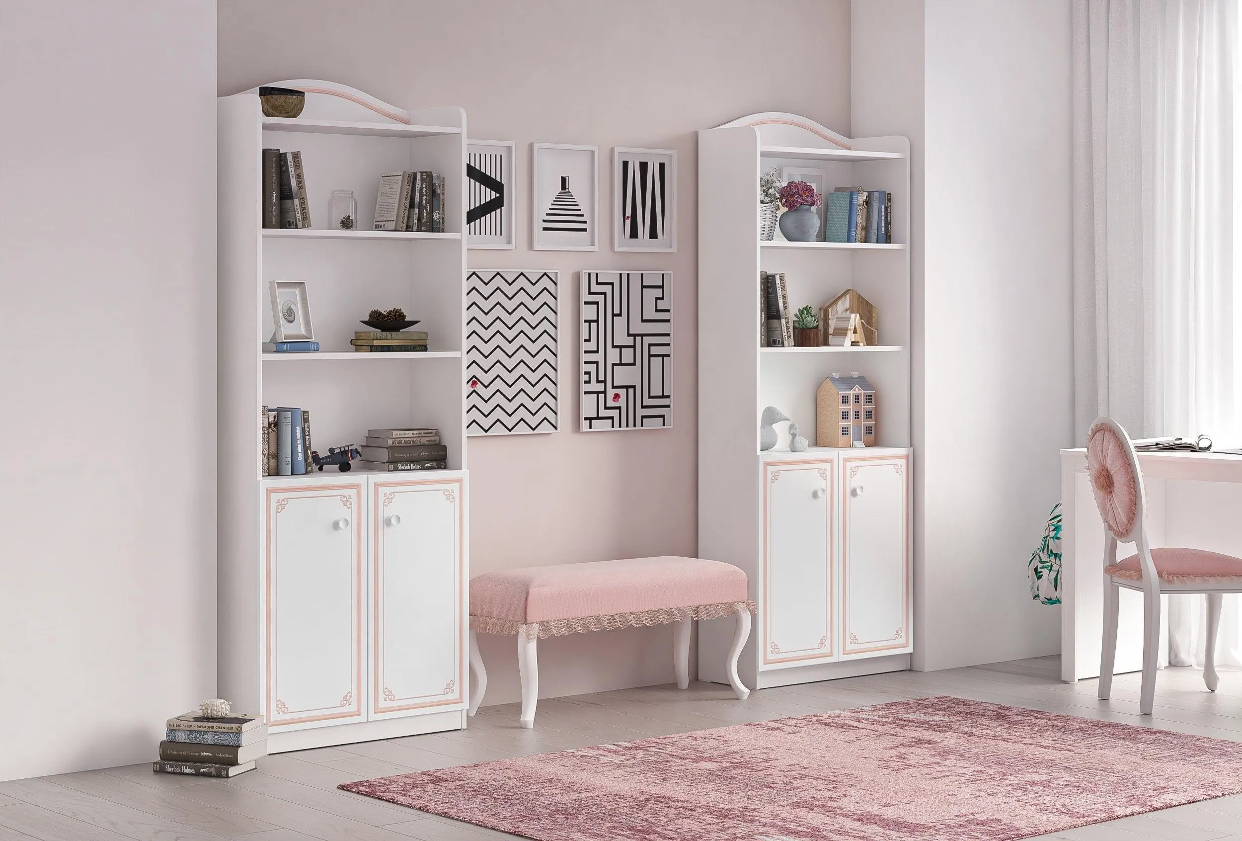 Cilek Selena Pink Bookcase
