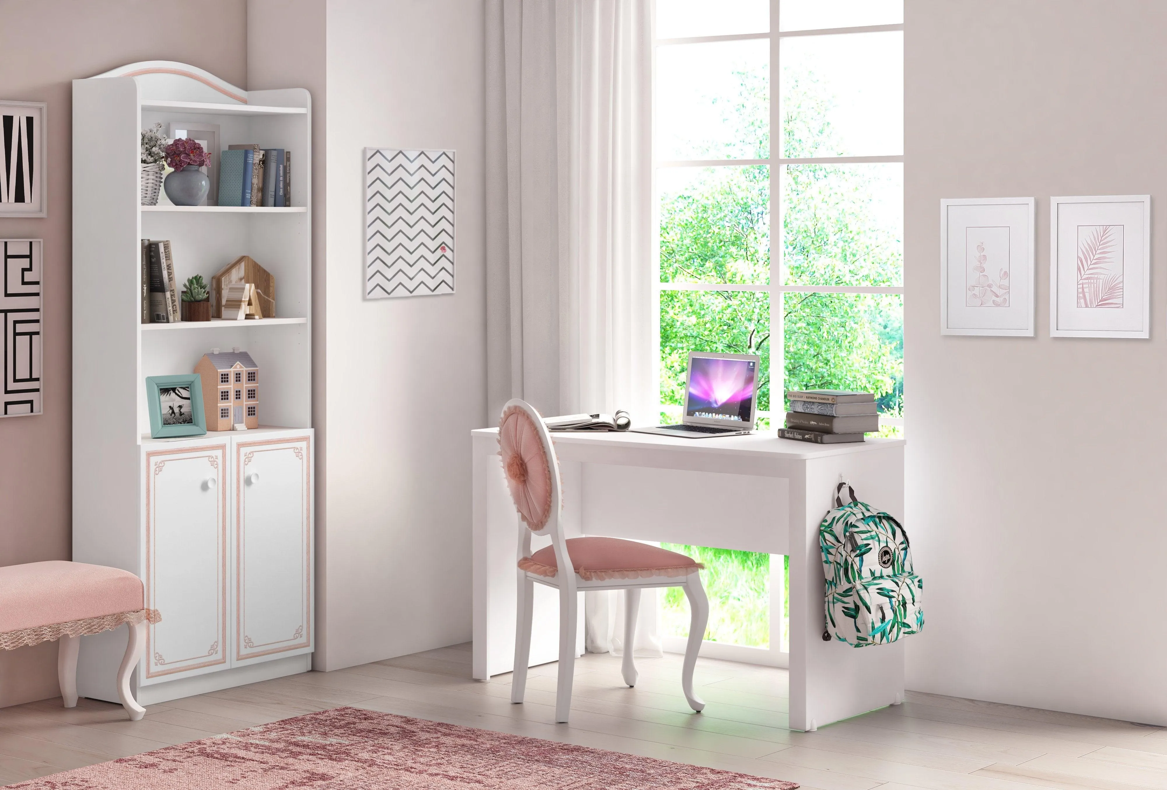 Cilek Selena Pink Bookcase
