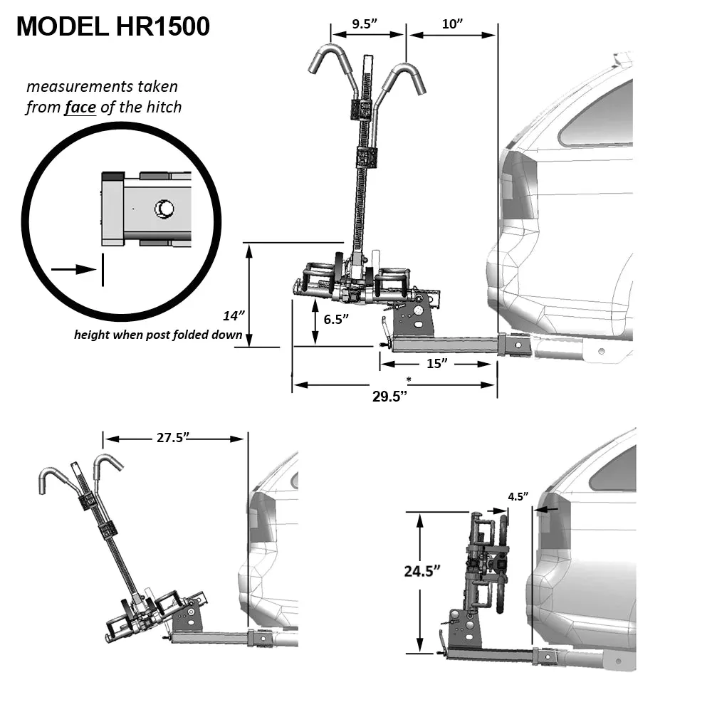Hollywood Sport Rider for Electric Bikes (2'')