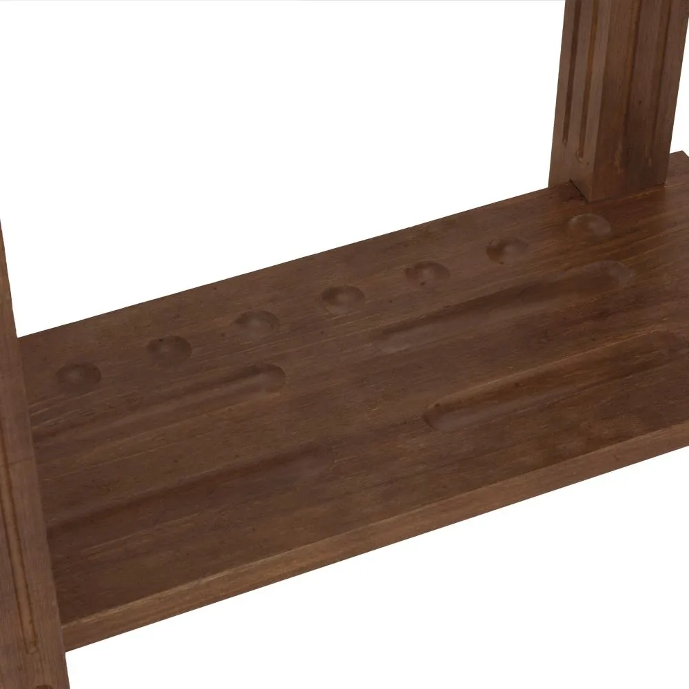 Imperial Rectangle Floor Rack in Whiskey