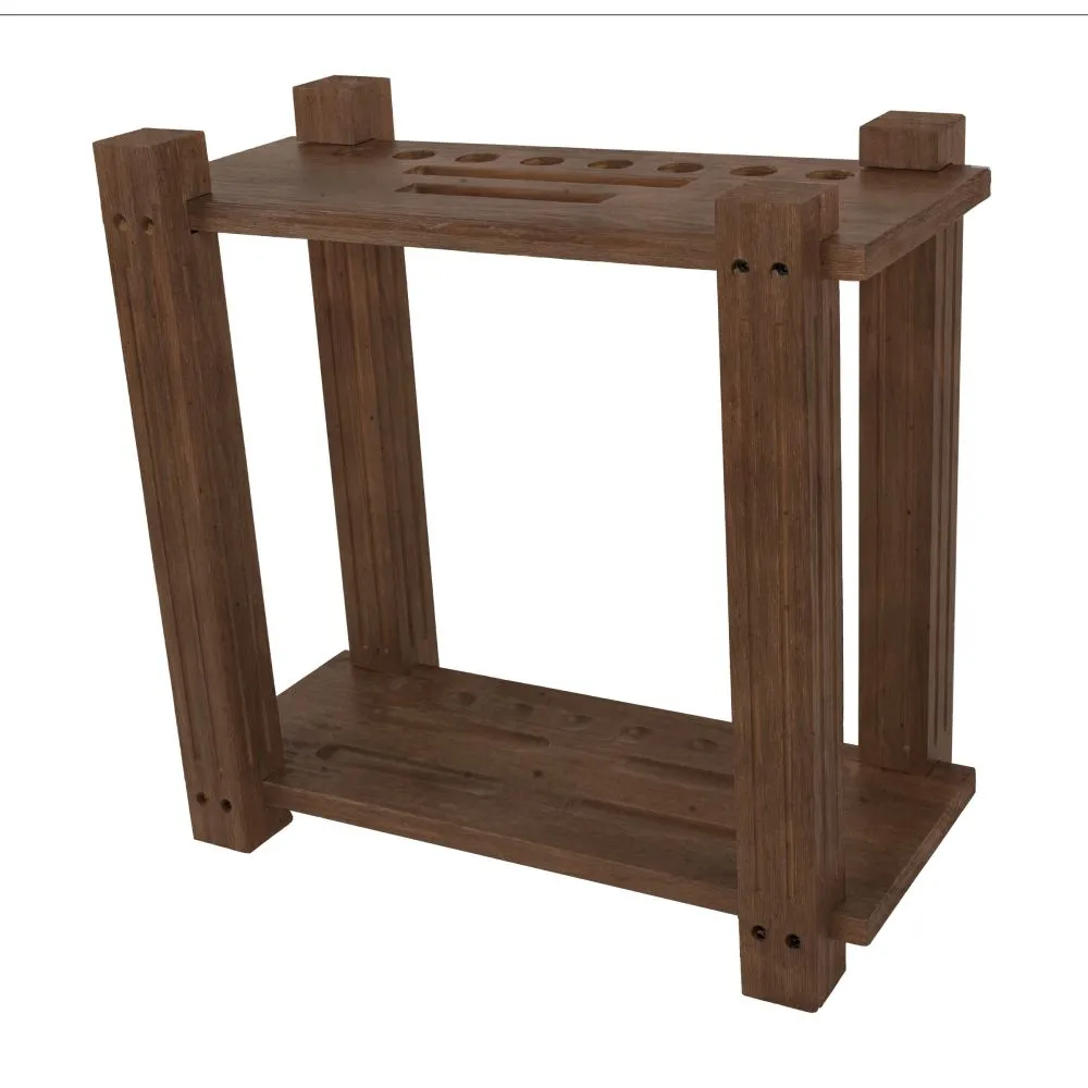 Imperial Rectangle Floor Rack in Whiskey