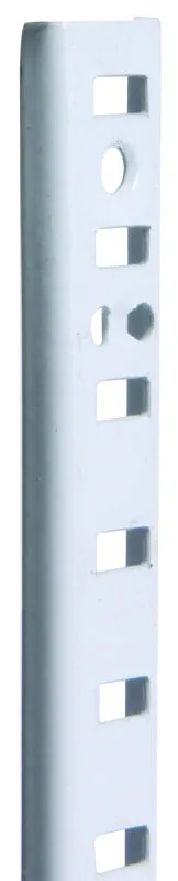 Knape & Vogt 255 PK255 WH 72 Shelf Standard, 500 lb, 23 ga Thick Material, 5/8 in W, 72 in H, Steel :EA: QUANTITY: 1
