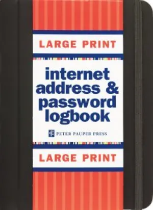 Large Print Internet Password Book