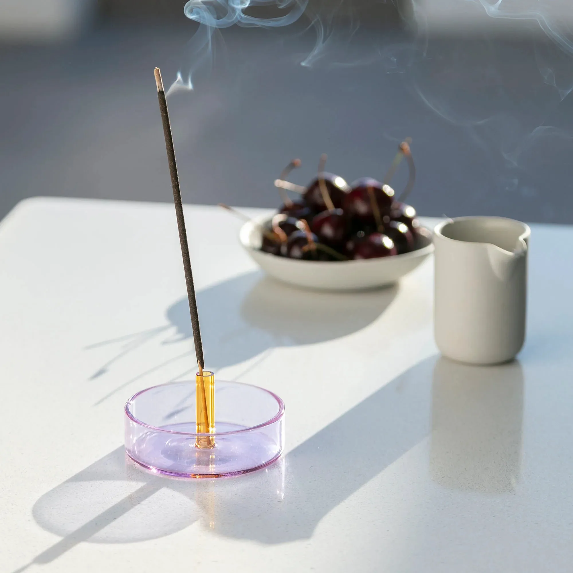 Lilac / Peach Duo Tone Incense Holder