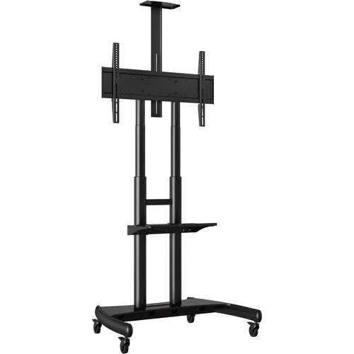 Luxor FP4000 Height-Adjustable Large-Capacity LCD TV Stand w/ Accessory Shelf and Camera Mount