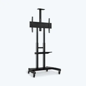 Luxor FP4000 Height-Adjustable Large-Capacity LCD TV Stand w/ Accessory Shelf and Camera Mount