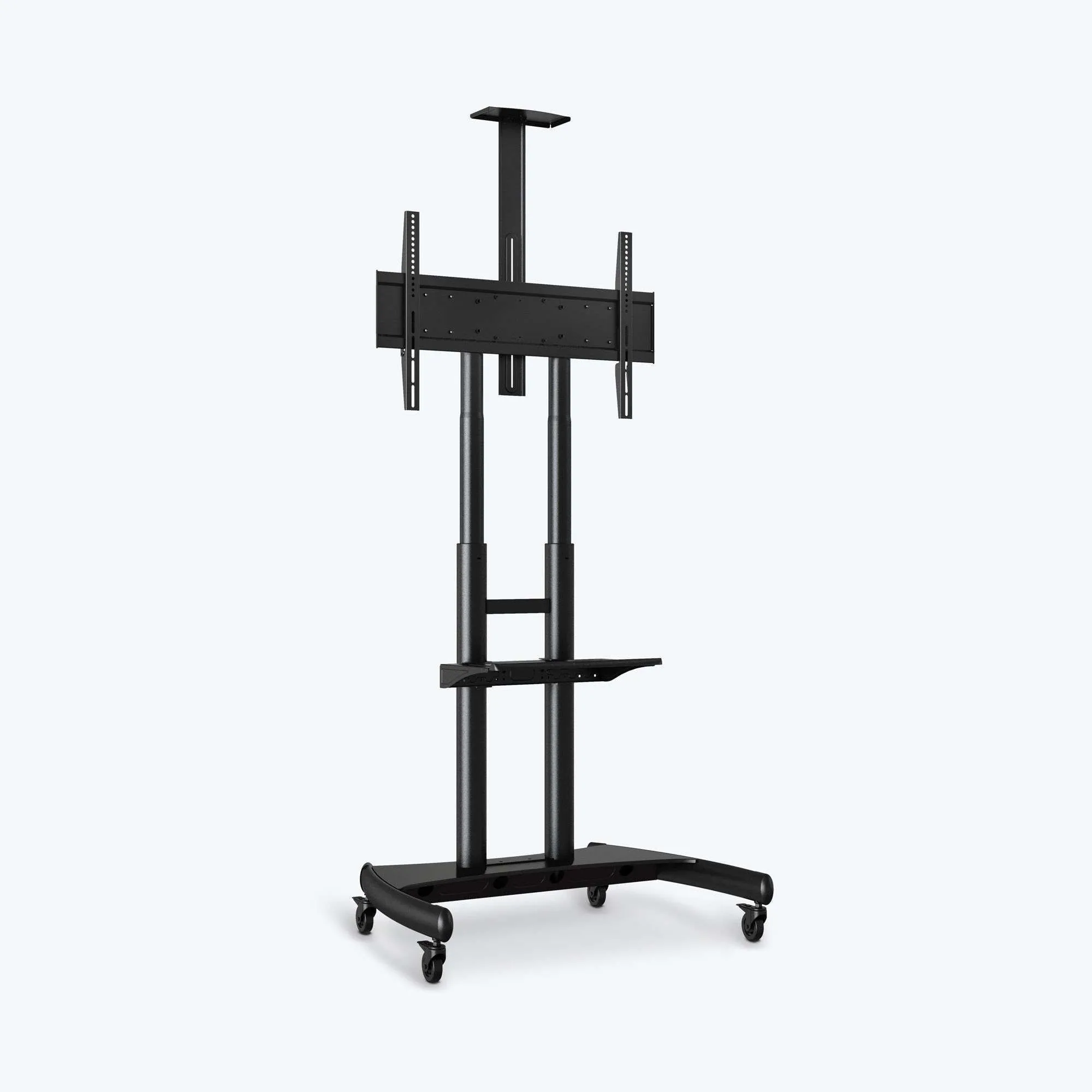 Luxor FP4000 Height-Adjustable Large-Capacity LCD TV Stand w/ Accessory Shelf and Camera Mount