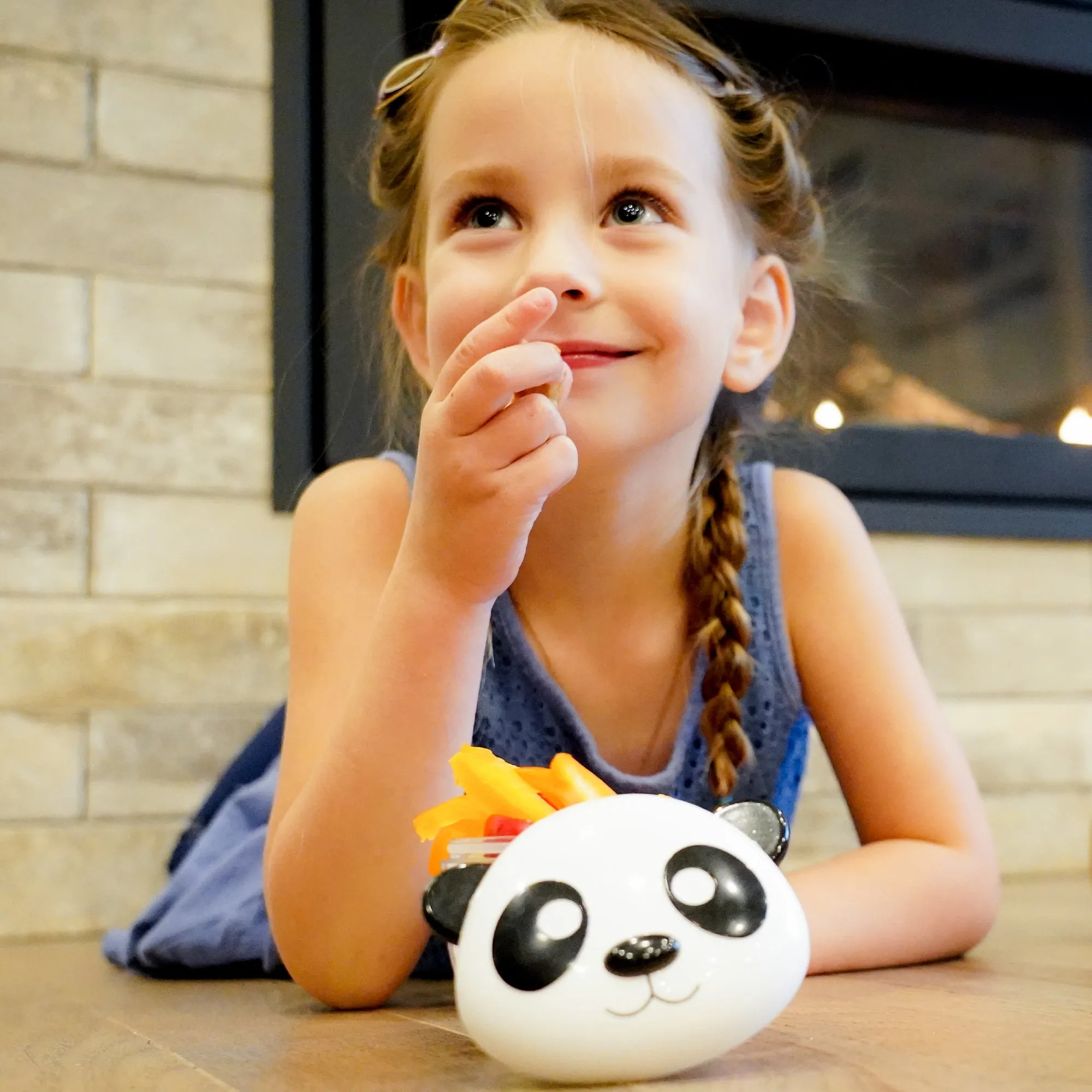 Melii Bear & Panda Snack Containers for Kids - Adorable Airtight, Leakproof Kids Food Storage Set for On-the-Go Joyful Snacking - BPA-Free, Easy to Clean