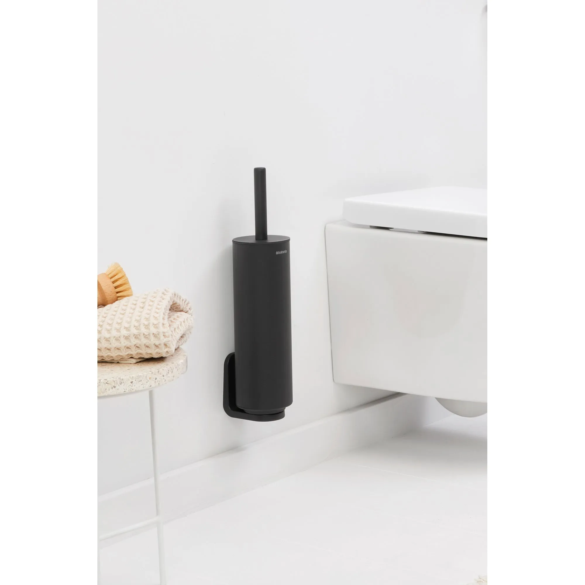 Mindset Toilet Brush-Mineral Infinite Grey- Silicon Head Brush