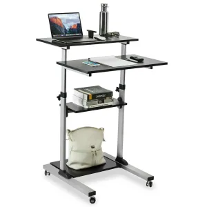 Mount-It! MI-7940 Height-Adjustable Rolling Standing Desk